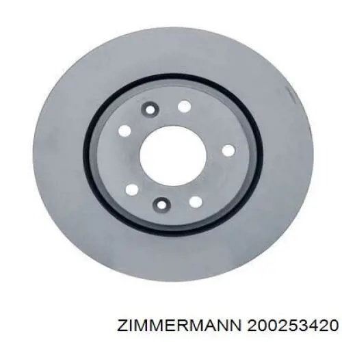 Disco de freno delantero Zimmermann 200253420