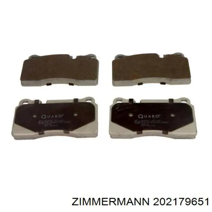 202179651 Zimmermann pastillas de freno delanteras