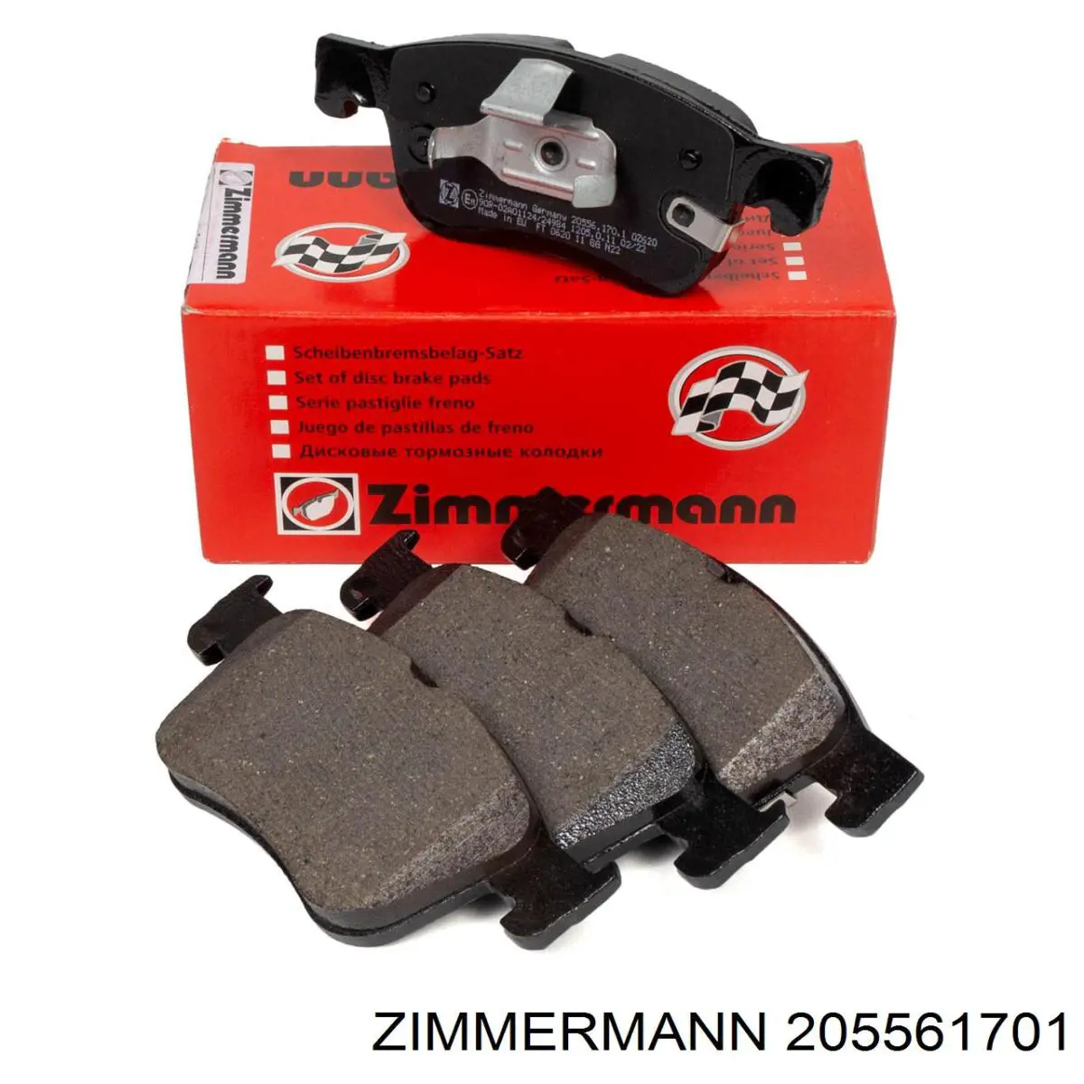 Pastillas freno delanteras Zimmermann 205561701 precio, desde 42,99 EUR