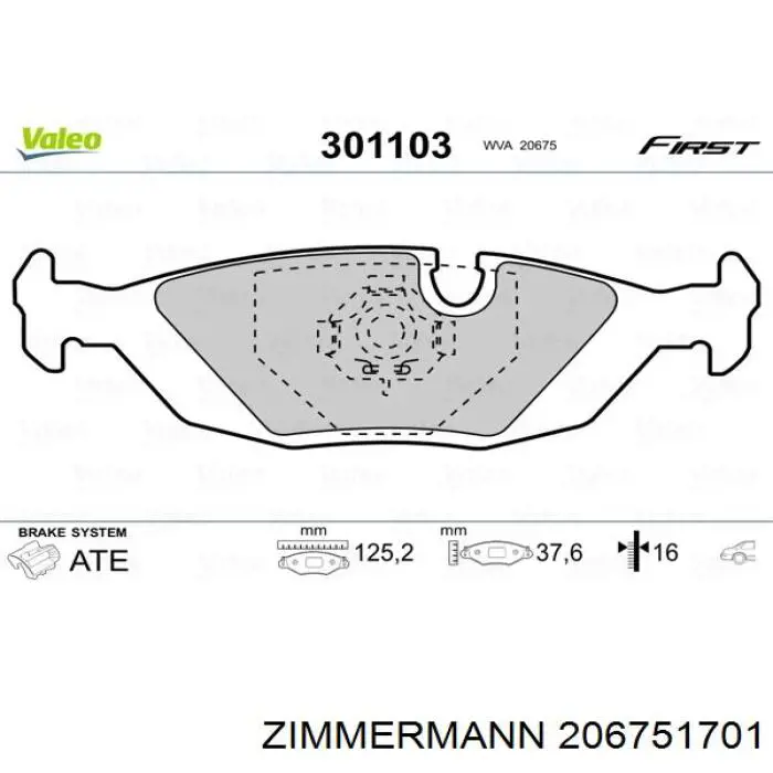 Pastillas de freno traseras BMW 5 E28