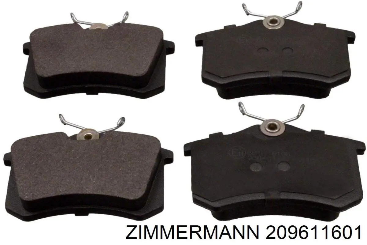 Comprar 209611601 Zimmermann Pastillas de freno traseras