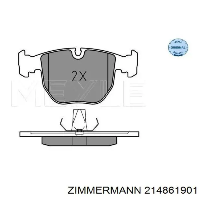 Pastillas freno delanteras Zimmermann 214861901 precio, desde 39,42 EUR