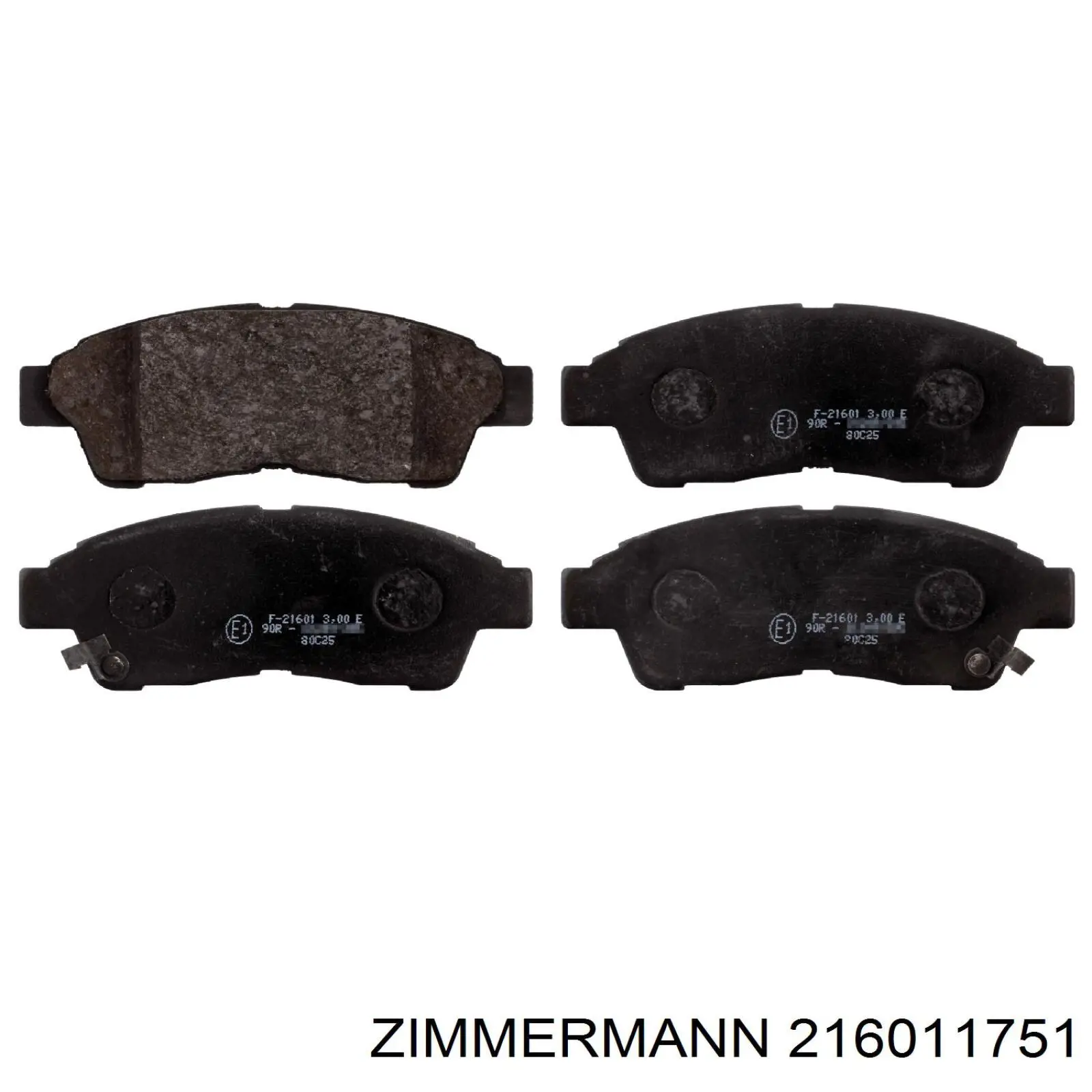 Comprar 216011751 Zimmermann Pastillas delanteras de freno
