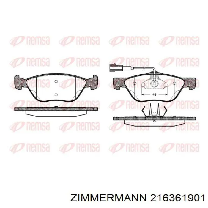 Pastillas de freno delanteras Alfa Romeo 156 932