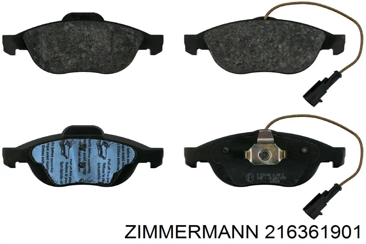 Pastillas de freno delanteras Alfa Romeo 156 932