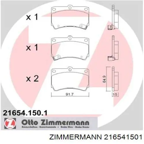 Pastillas de freno delanteras Mazda 323 BA