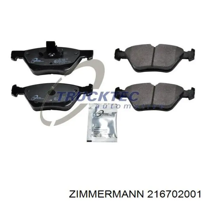 216702001 Zimmermann Pastillas delanteras