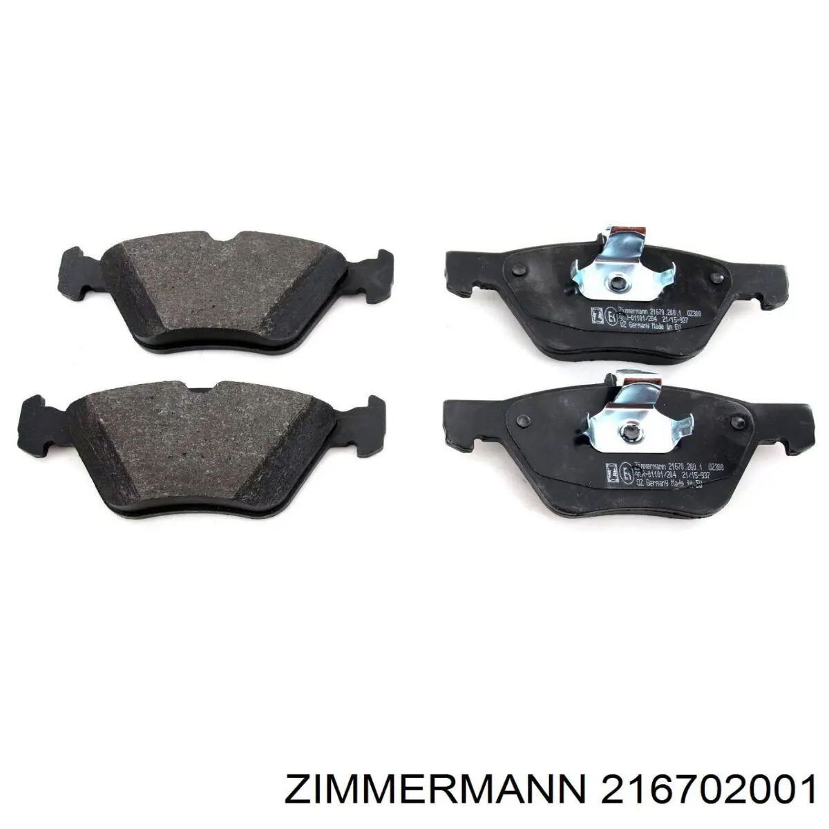 Comprar 216702001 Zimmermann Pastillas delanteras de freno