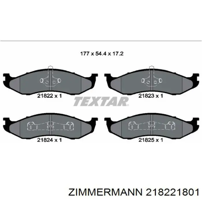 Pastillas de freno delanteras Jeep Grand Cherokee 1 Z