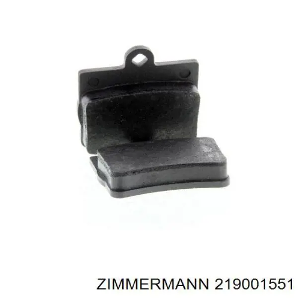 21900.155.1 Zimmermann pastillas de freno traseras