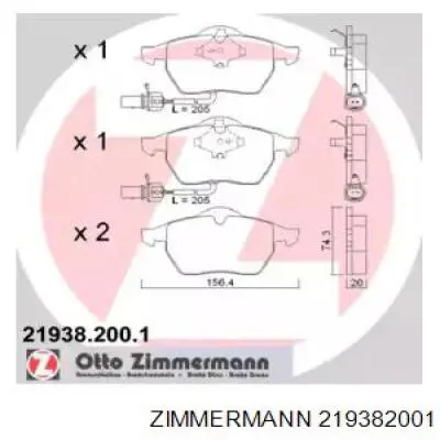 Pastillas de freno delanteras Audi A6 4F2