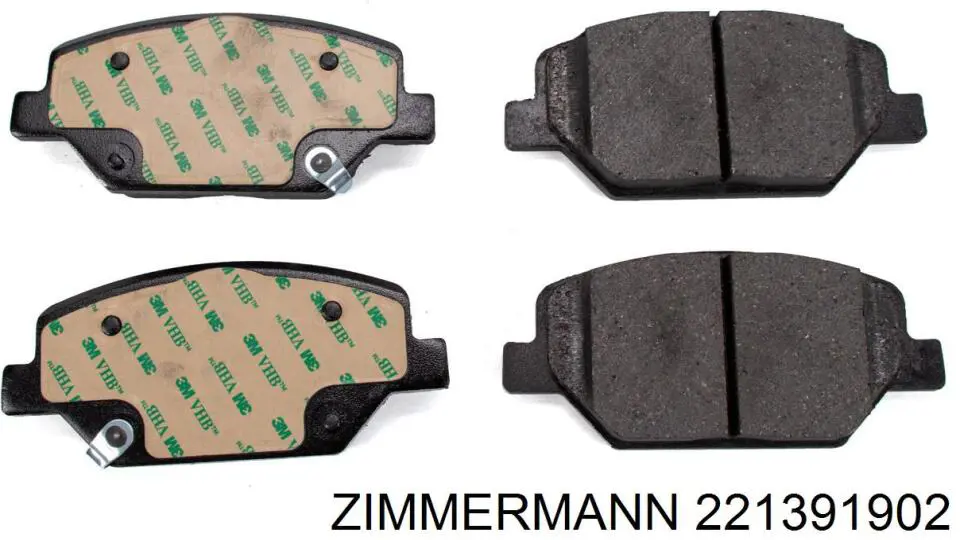 Pastillas freno delanteras Zimmermann 221391902 precio, desde 41,05 EUR