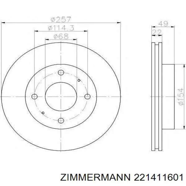 Comprar 221411601 Zimmermann Pastillas de freno traseras