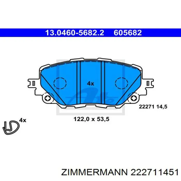 Pastillas de freno delanteras Mazda MX-5 4 ND