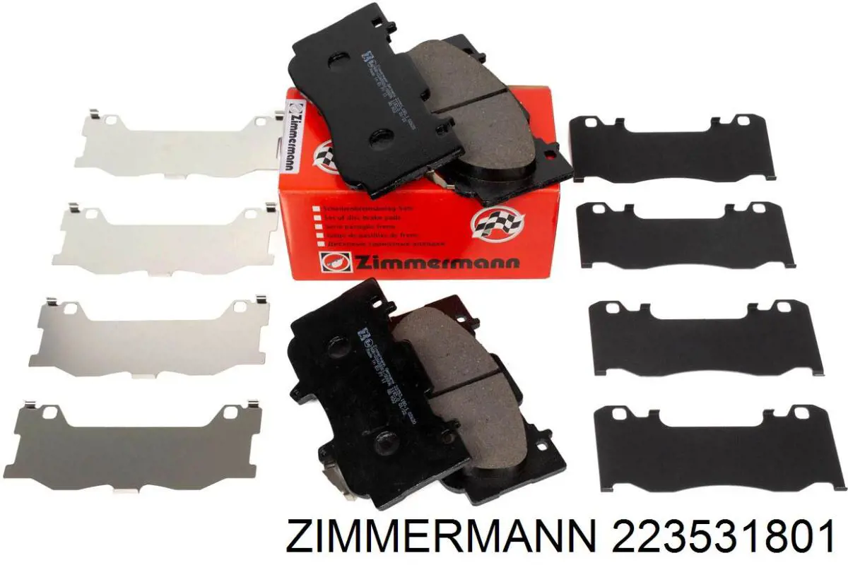Pastillas freno delanteras Zimmermann 223531801 precio, desde 93,47 EUR