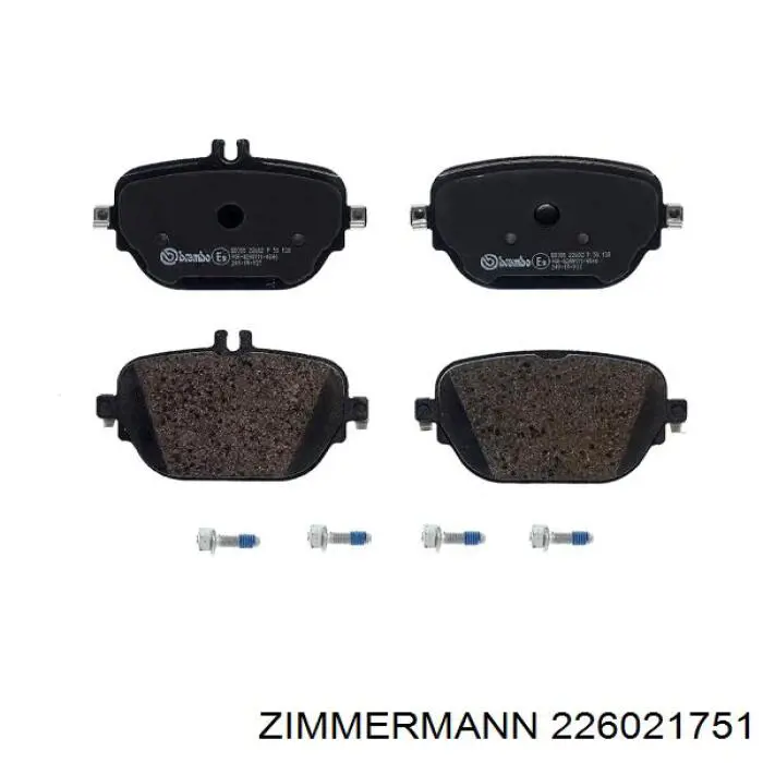Pastillas traseras para Mercedes E  (S213)