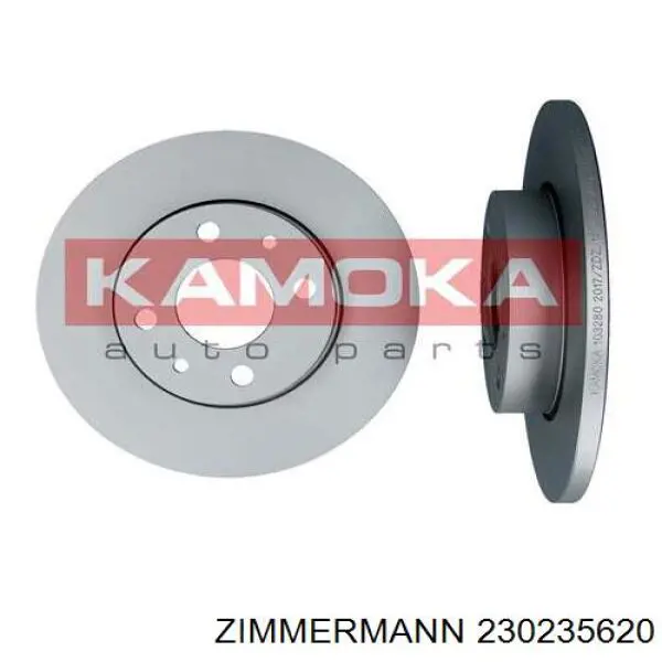 230235620 Zimmermann disco de freno trasero