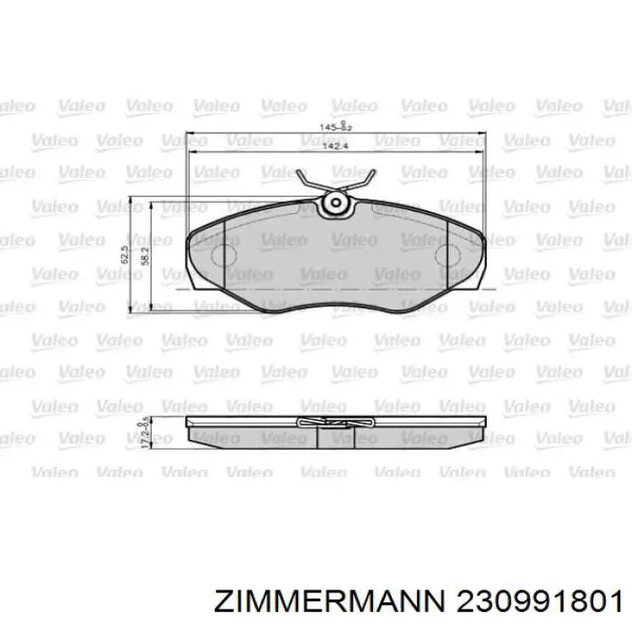 Pastillas de freno delanteras Renault Trafic 2 FL