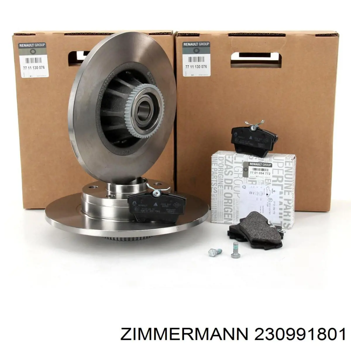 Pastillas de freno delanteras Renault Trafic 2 FL