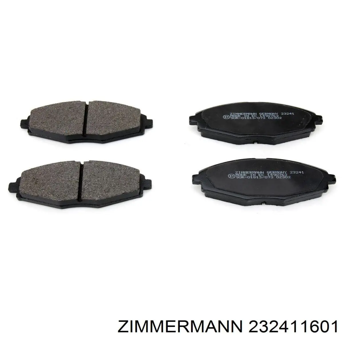 232411601 Zimmermann pastillas de freno delanteras