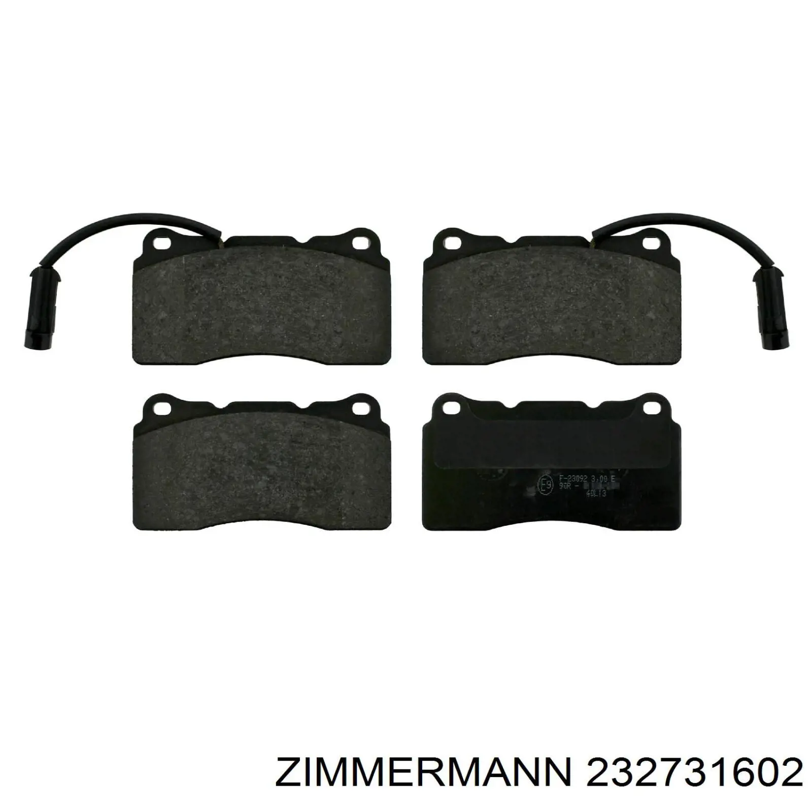 232731602 Zimmermann pastillas de freno delanteras