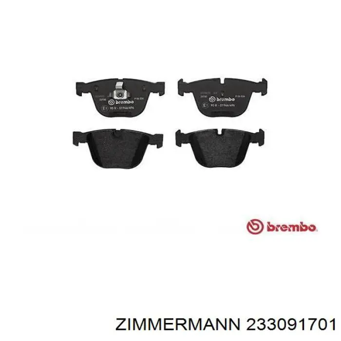 Comprar 233091701 Zimmermann Pastillas de freno traseras