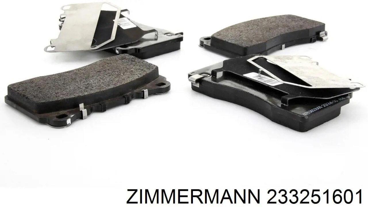 Pastillas de freno 233251601 Zimmermann