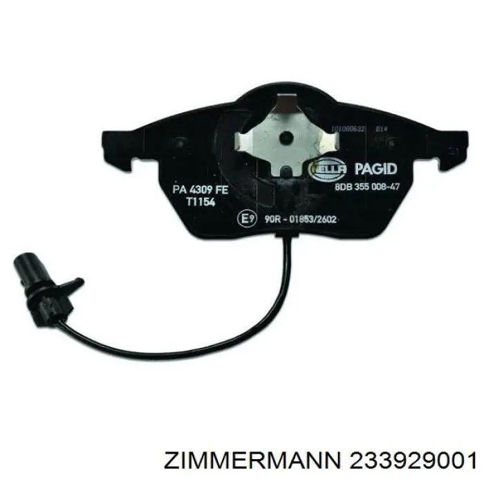 Pastillas freno delanteras Zimmermann 233929001 precio, desde 29,23 EUR