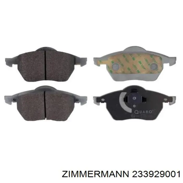 Comprar 233929001 Zimmermann Pastillas delanteras de freno