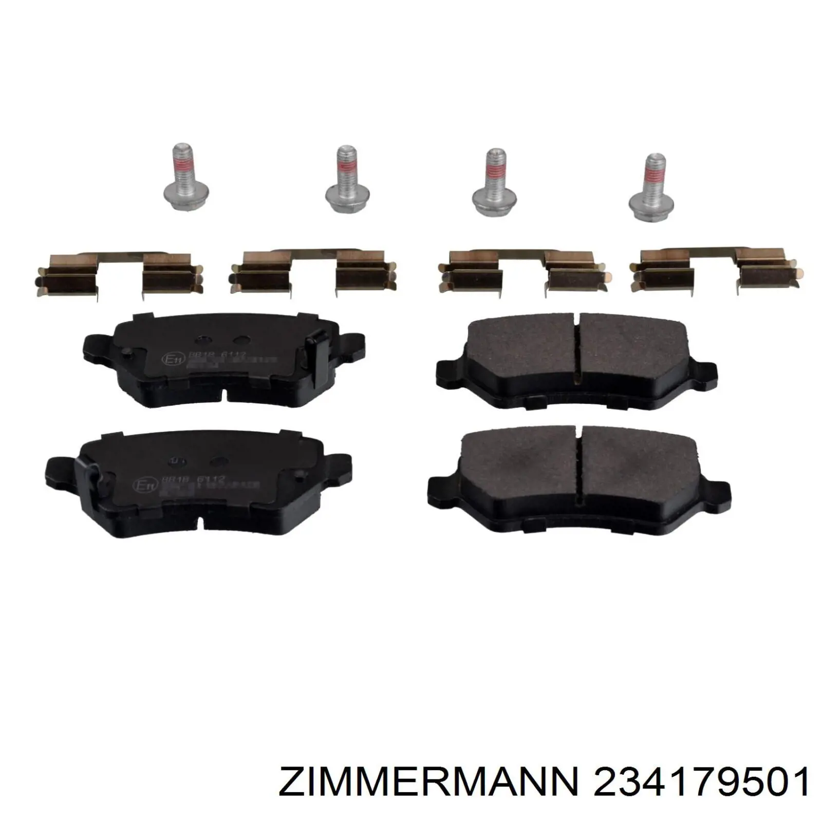 23417.950.1 Zimmermann pastillas de freno traseras