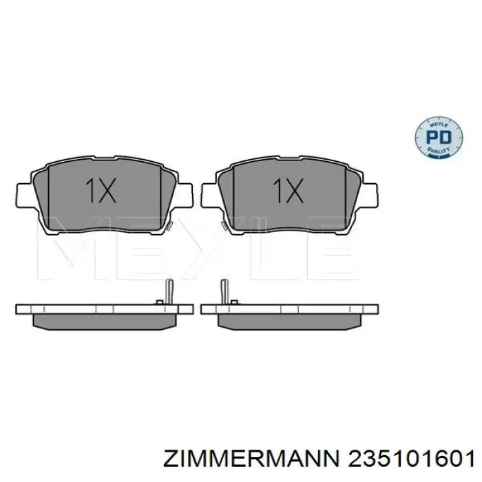 Pastillas de freno delanteras Toyota Prius NHW20