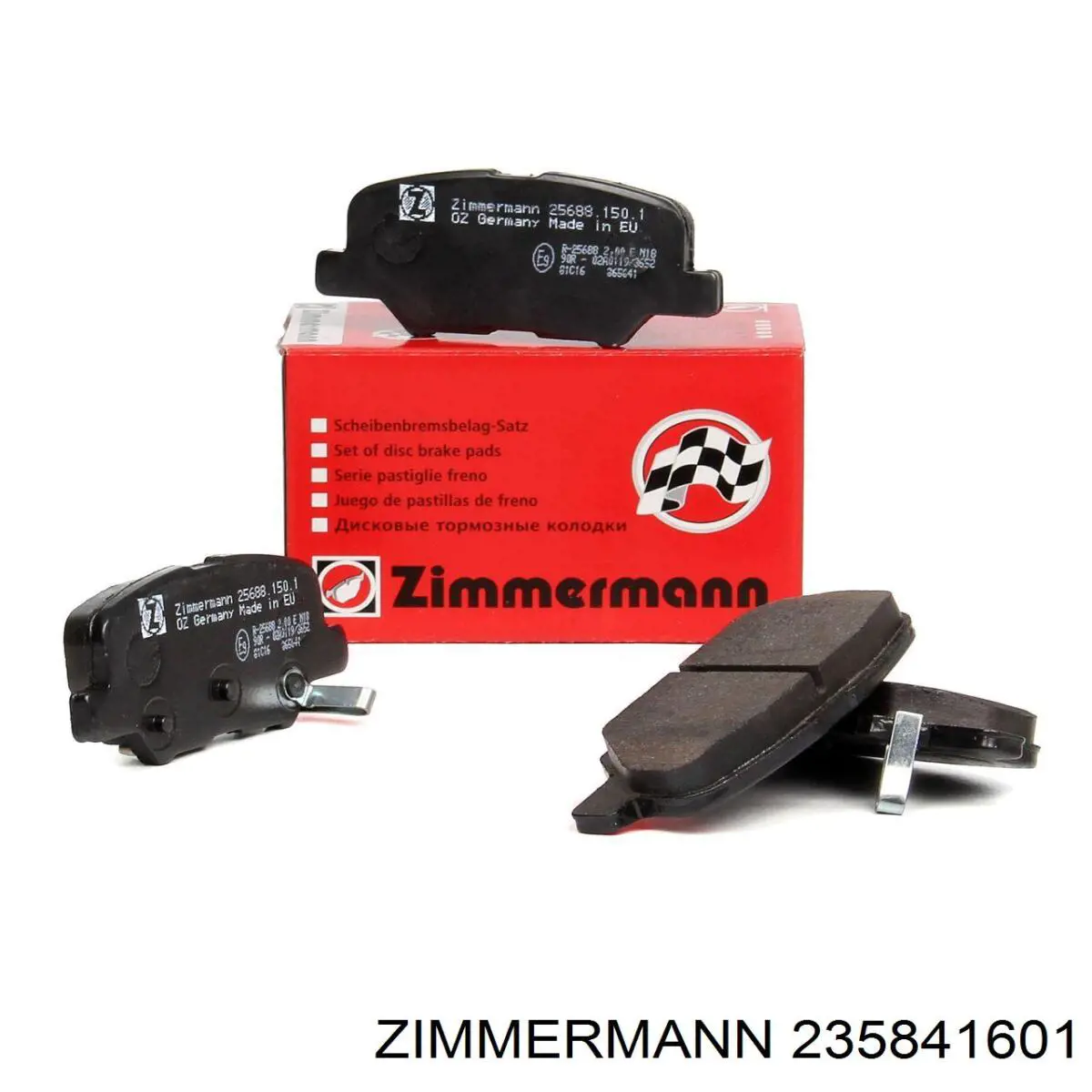 Pastillas freno delanteras Zimmermann 235841601 precio, desde 29,01 EUR