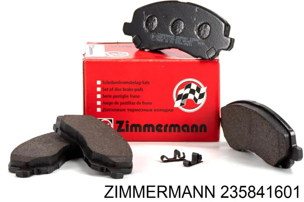 235841601 Zimmermann pastillas de freno delanteras
