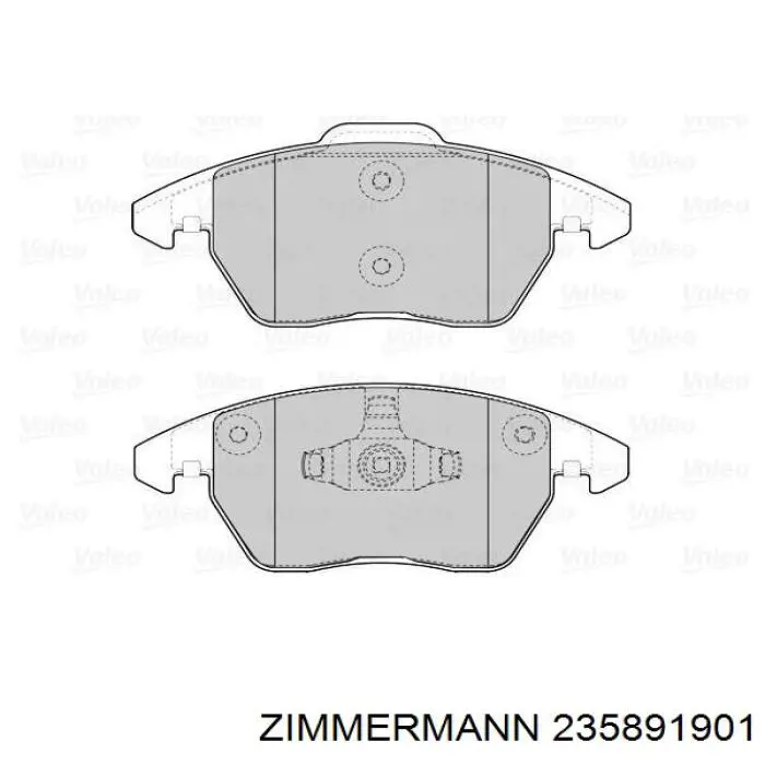 235891901 Zimmermann Pastillas delanteras