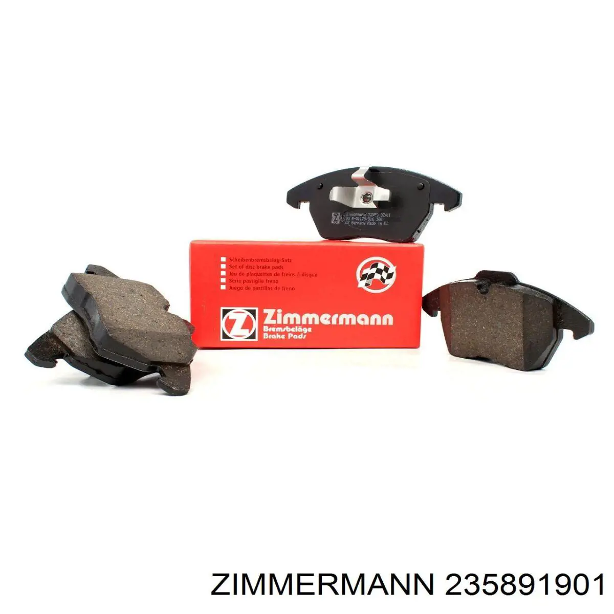 Pastillas freno delanteras Zimmermann 235891901 precio, desde 30,29 EUR