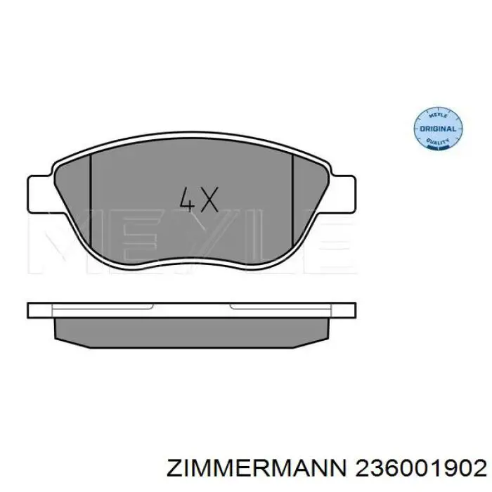 Pastillas de freno delanteras Citroen C3 1 FC