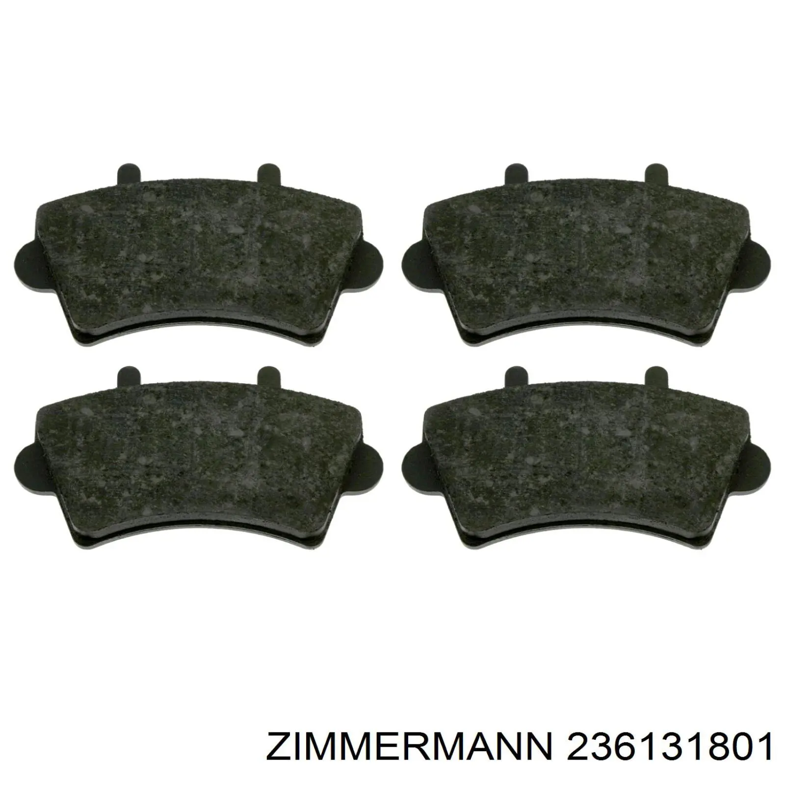 236131801 Zimmermann pastillas de freno delanteras