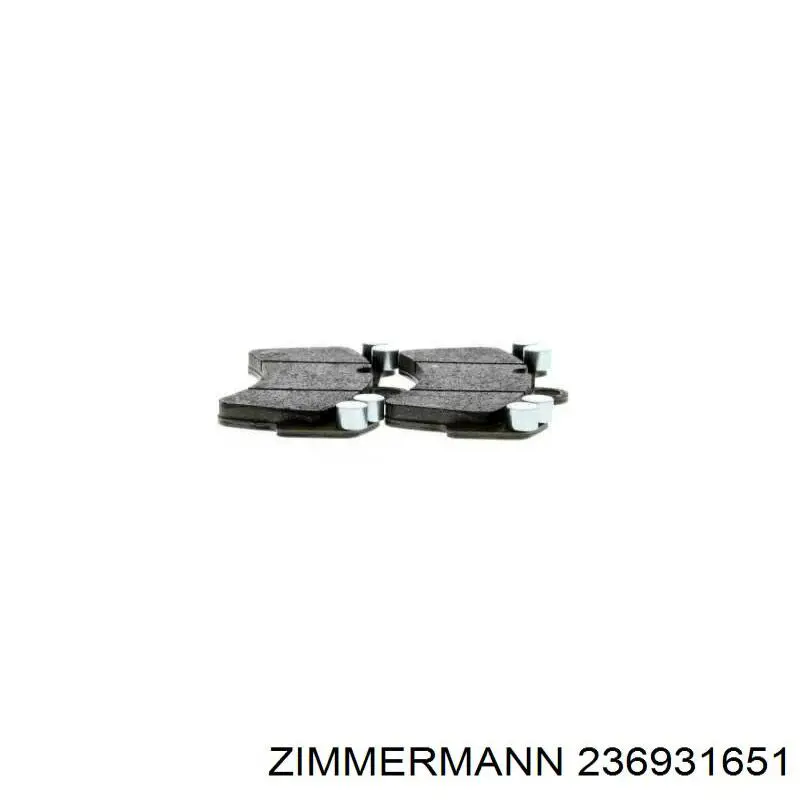 Pastillas de freno 236931651 Zimmermann