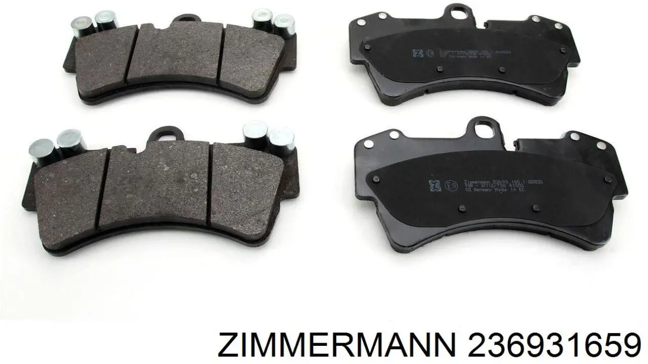 Pastillas de freno 236931659 Zimmermann