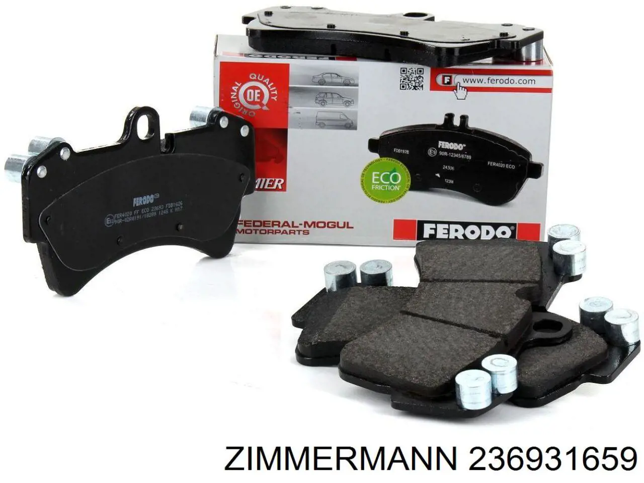Comprar 236931659 Zimmermann Pastillas delanteras de freno