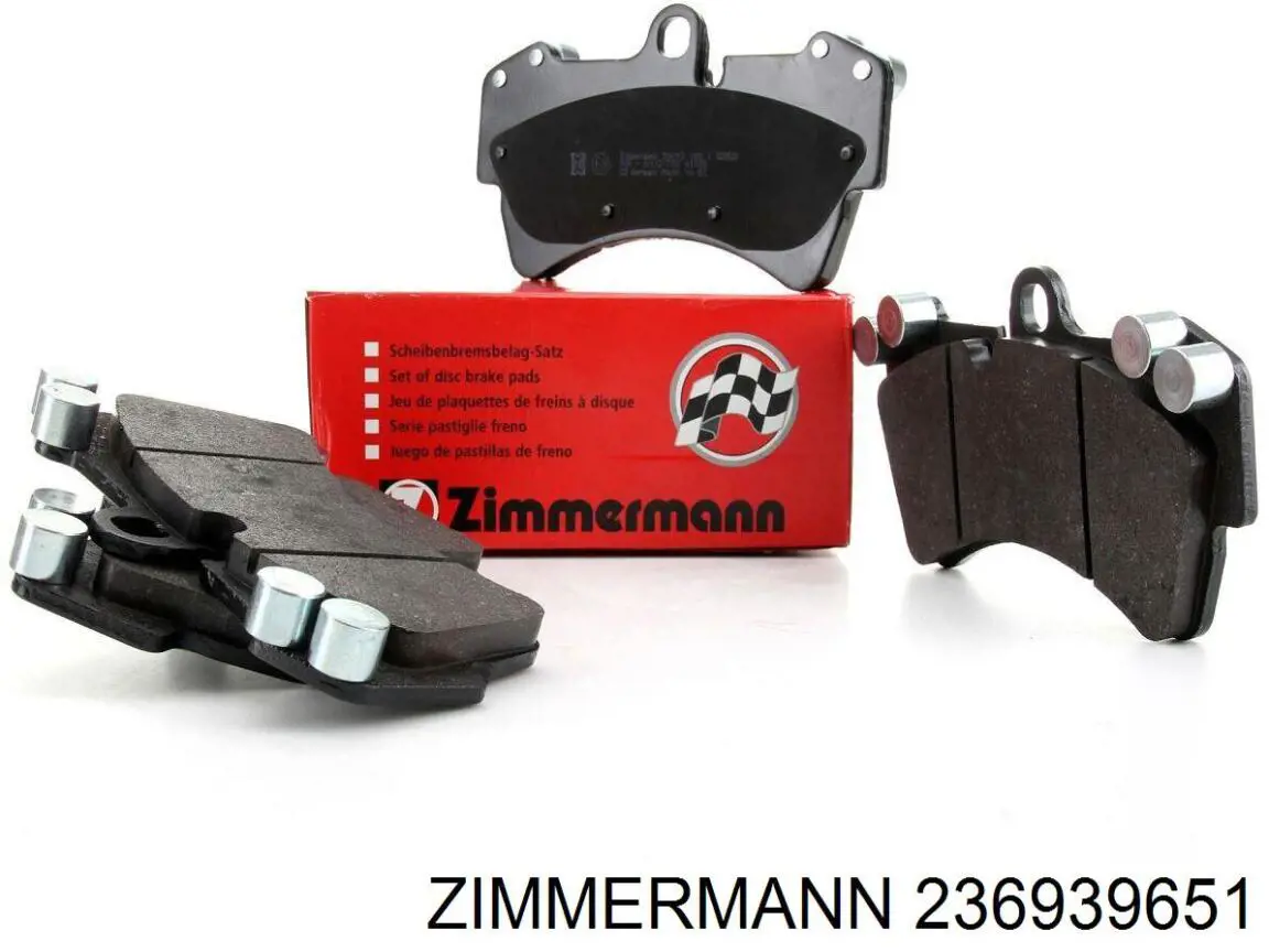 Comprar 236939651 Zimmermann Pastillas delanteras de freno