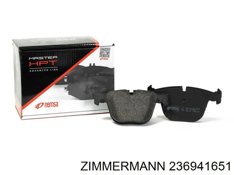 236941651 Zimmermann Pastillas freno traseras