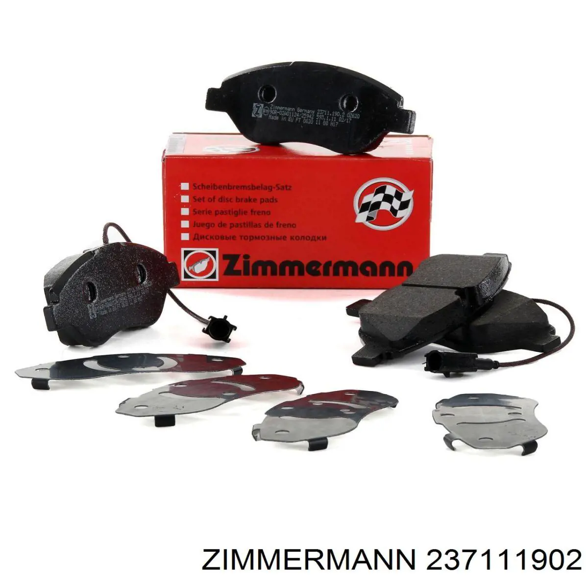 237111902 Zimmermann pastillas de freno delanteras