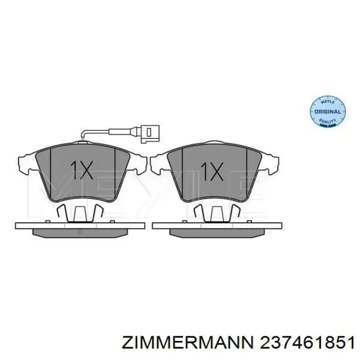 Pastillas freno delanteras Zimmermann 237461851 precio, desde 65,09 USD