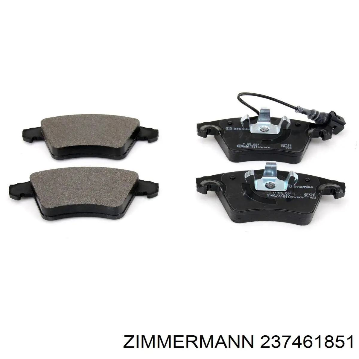 Pastilla de freno Zimmermann 237461851