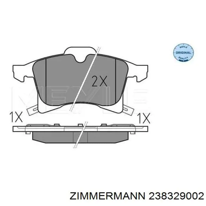 Pastillas de freno delanteras Opel Corsa X12
