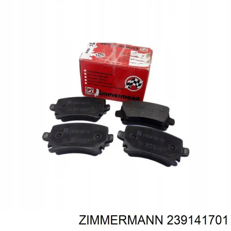 Pastillas traseras de freno Zimmermann 239141701 precio, desde 19,87 EUR
