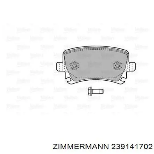 Pastillas traseras Zimmermann 239141702