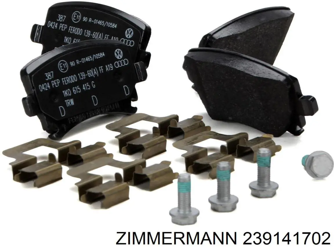 239141702 Zimmermann Pastillas freno traseras
