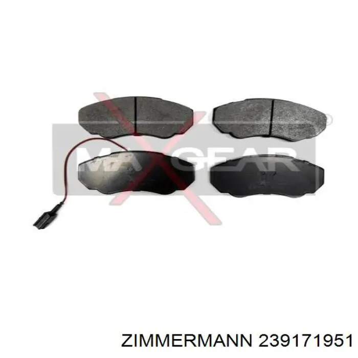 Pastillas de freno delanteras Fiat Ducato 2 230L